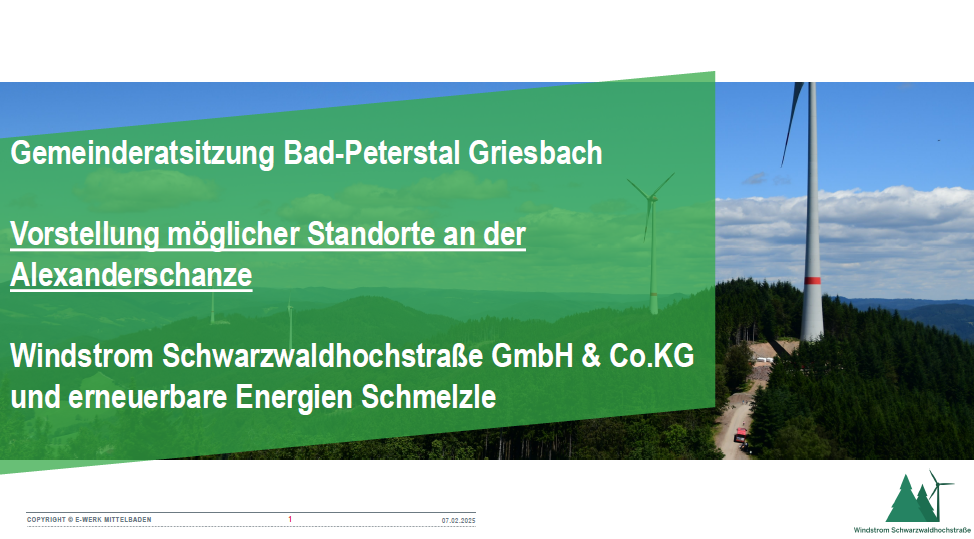 Präsentation GR (Screenshot) Präsentation GR (Screenshot)